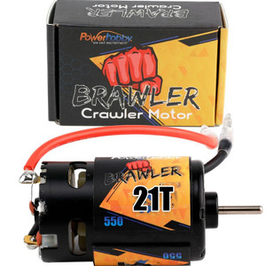 Power Hobby - 550 Size 21T Brushed Motor, w/ Reverse Rotation, for Traxxas - 5754 Power Hobby - 550 Size 21T Brushed Motor, w/ Reverse Rotation, for Traxxas - 5754