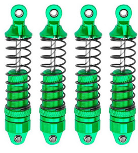 Power Hobby - Aluminum Front & Rear Shocks, for Arrma Grom, Green, 4pcs - 6563GREEN