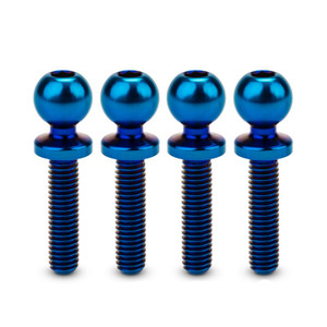 J Concepts - JCI, 5.5 x 12mm Revolved Titanium Ball-Stud, Burnt Blue - 51351