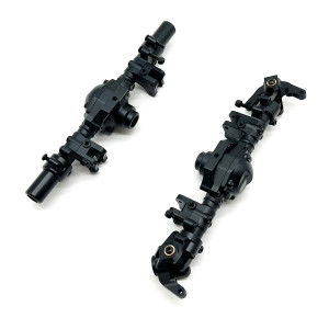 Racers Edge - Black Aluminum Axle Housing Set Front & Rear, for CEN Ford - 1971BK Racers Edge - Black Aluminum Axle Housing Set Front & Rear, for CEN Ford - 1971BK