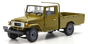 Kyosho - 1/18 Scale Toyota Land Cruiser 40 Pickup Olive Model - 08958K Kyosho - 1/18 Scale Toyota Land Cruiser 40 Pickup Olive Model - 08958K