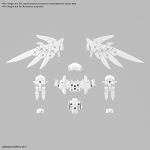 Bandai - Gundam Models - Opn Parts Set 17(Wing Unit 1)30MM 1:144 - 2715311