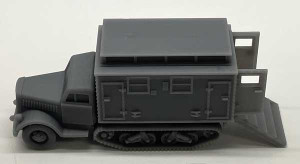 Phoenix Precision Model - HO Half Track Ambulance w/rear door open - 31055