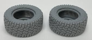 Phoenix Precision Model - O Earthmover Tires Load for Flat Car 2pc - 33631