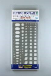Hasegawa Models - Cutting Template D Squares - 71108