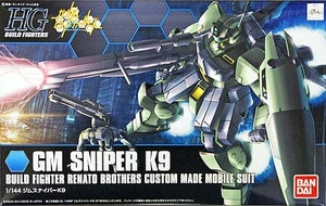 Bandai - Gundam Models - HG 10 GM Sniper K9 Gundam Build Fighter - 2221162