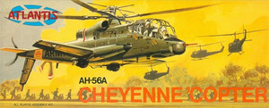 Atlantis Models - AH-56A Cheyenne Helicopter 1:72 - 506 Atlantis Models - AH-56A Cheyenne Helicopter 1:72 - 506
