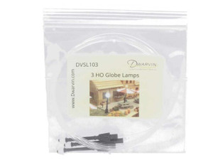 Dwarvin Lighting - DVSL103BL HO Fiber Lit Globe Lamp 3pk - 99091 Dwarvin Lighting - DVSL103BL HO Fiber Lit Globe Lamp 3pk - 99091