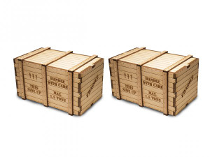 Bachmann - O Scale Machinery Crates 2pk - 39112