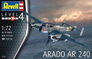 Revell Monogram Germany - Arado Ar240 1:72 - 3798 Revell Monogram Germany - Arado Ar240 1:72 - 3798