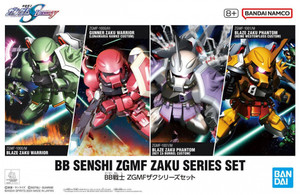 Bandai - Gundam Models - BB Senshi SGMF-ZAKU Series Set - 2761645