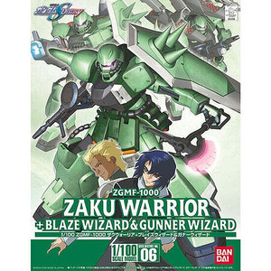 Bandai - Gundam Models - 6 Zaku Warrior'Gundam Seed Destiny'1:100 - 134099 Bandai - Gundam Models - 6 Zaku Warrior'Gundam Seed Destiny'1:100 - 134099
