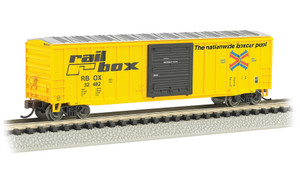 Bachmann - N 50'5'OB Boxcar Railbox - 19670