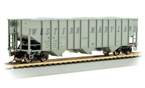 Bachmann - HO 100t 3 Bay Hopper Western Maryland - 18748