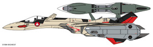 Hasegawa Models - Macross YF-19 w/fast pack&fold 1:72 - 65885