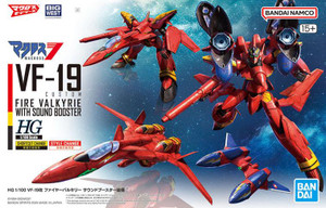 Bandai - Gundam Models - HG VF-19 Custom Fire Valkyre W/sd Boostr - 2691355