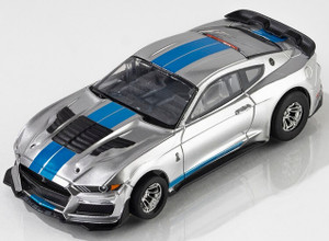 AFX Hobbies - GT500KR Mustang Silver/Blue HO - 22099