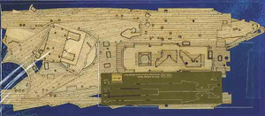Hasegawa Models - Wooden Deck for Battleship Nagato 1:350 - 72142