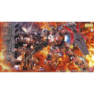 Bandai - Gundam Models - MG Unicorn Gundam HD Color & MS Cage - 2091784