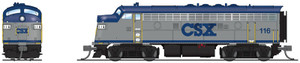 Broadway Limited - N EMD F7A CSX #116 Blue & L. Gray HTDX - 9264