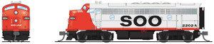 Broadway Limited - N EMD F7A SOO #2202A Red & White HTDX - 9267