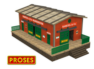 Bachmann - O Warehouse w/Motorized Working Doors - 39120
