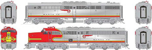Rapido Trains - HO PA-1 + PB-1 AT&SF 51A + 51C - 23046 Rapido Trains - HO PA-1 + PB-1 AT&SF 51A + 51C - 23046