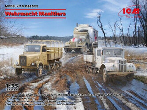 ICM Models - Wehrmacht Maultiers 3 Vehicle Set 1:35 - DS3522