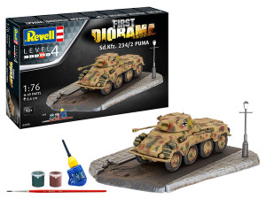 Revell Monogram Germany - Sdkfz234 Puma Diorama Set 1:76 - 3298 Revell Monogram Germany - Sdkfz234 Puma Diorama Set 1:76 - 3298