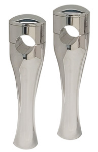 Accutronix - 8" Hourglass Riser 1" Bars Fx & Xl Chrome - HRH1358-C Accutronix - 8" Hourglass Riser 1" Bars Fx & Xl Chrome - HRH1358-C