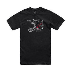 Alpinestars - Mx Helmet Csf Tee Black Lg - 1214-73116-10-L