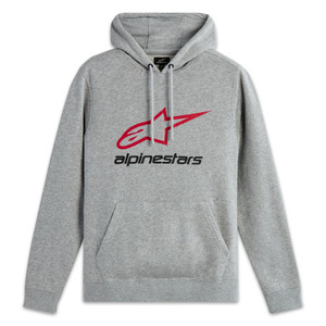Alpinestars - Always 2.0 Hoodie Grey Heather/red/black Md - 1214-51812-1131-M