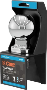 Curt - 2 5/16 X 1 X 2 1/8 Hitch Ball - 40067 Curt - 2 5/16 X 1 X 2 1/8 Hitch Ball - 40067