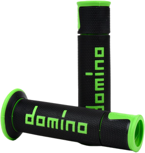 Domino Racing - A450 Road Racing Grips Green/black Pair - A45041C4044B7-0 Domino Racing - A450 Road Racing Grips Green/black Pair - A45041C4044B7-0