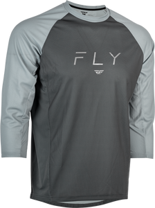 Fly Racing - Ripa 3/4 Sleeve Jersey Grey/light Grey 2x - 352-81332X