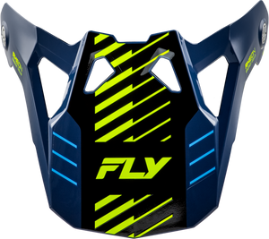 Fly Racing - Formula Cp Slice Visor Navy/hi-vis/white M-2x - 73-0057