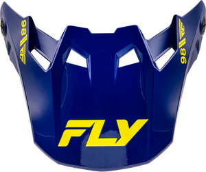 Fly Racing - Formula Cc Objective Visor Navy/yellow Yl/sm - 73-4358