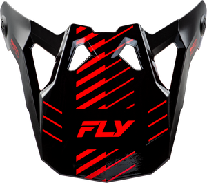 Fly Racing - Formula Cp Slice Visor Grey/red/black Yl-s - 73-0058