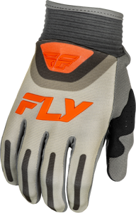 Fly Racing - Youth F-16 Gloves Grey/orange Ym - 378-911YM
