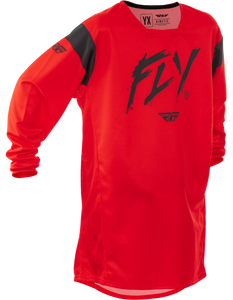 Fly Racing - Youth Kinetic Stoke Jersey Red/black Yl - 378-527YL