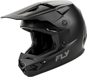 Fly Racing - Youth Kinetic Solid Helmet Matte Black Yl - A0030834YL