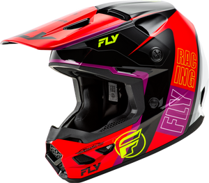 Fly Racing - Kinetic Rally Helmet Red/black/white Md - A0030620MD