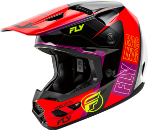 Fly Racing - Kinetic Rally Helmet Red/black/white Xl - A0030620XL