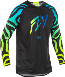 Fly Racing - Evolution  Dst Zen Jersey Black/blue/hi-vis Sm - 378-124S