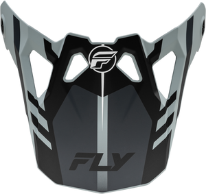 Fly Racing - Formula Cp Krypton Visor Matte Grey/black M-2x - 73-0041