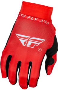 Fly Racing - Pro Lite Gloves Red/white 3x - 377-0443X