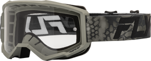 Fly Racing - Focus Se Kryptek Goggle Moss Grey/black W/ Clear Lens - 37-51159