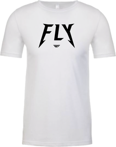 Fly Racing - Youth Fly Master Tee White Yl - 354-0321YL