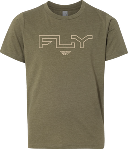 Fly Racing - Youth Fly Edge Tee Military Green Yl - 354-0312YL