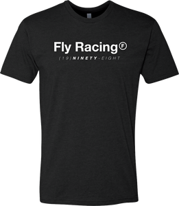 Fly Racing - Fly Trademark Tee Black Sm - 354-0313S